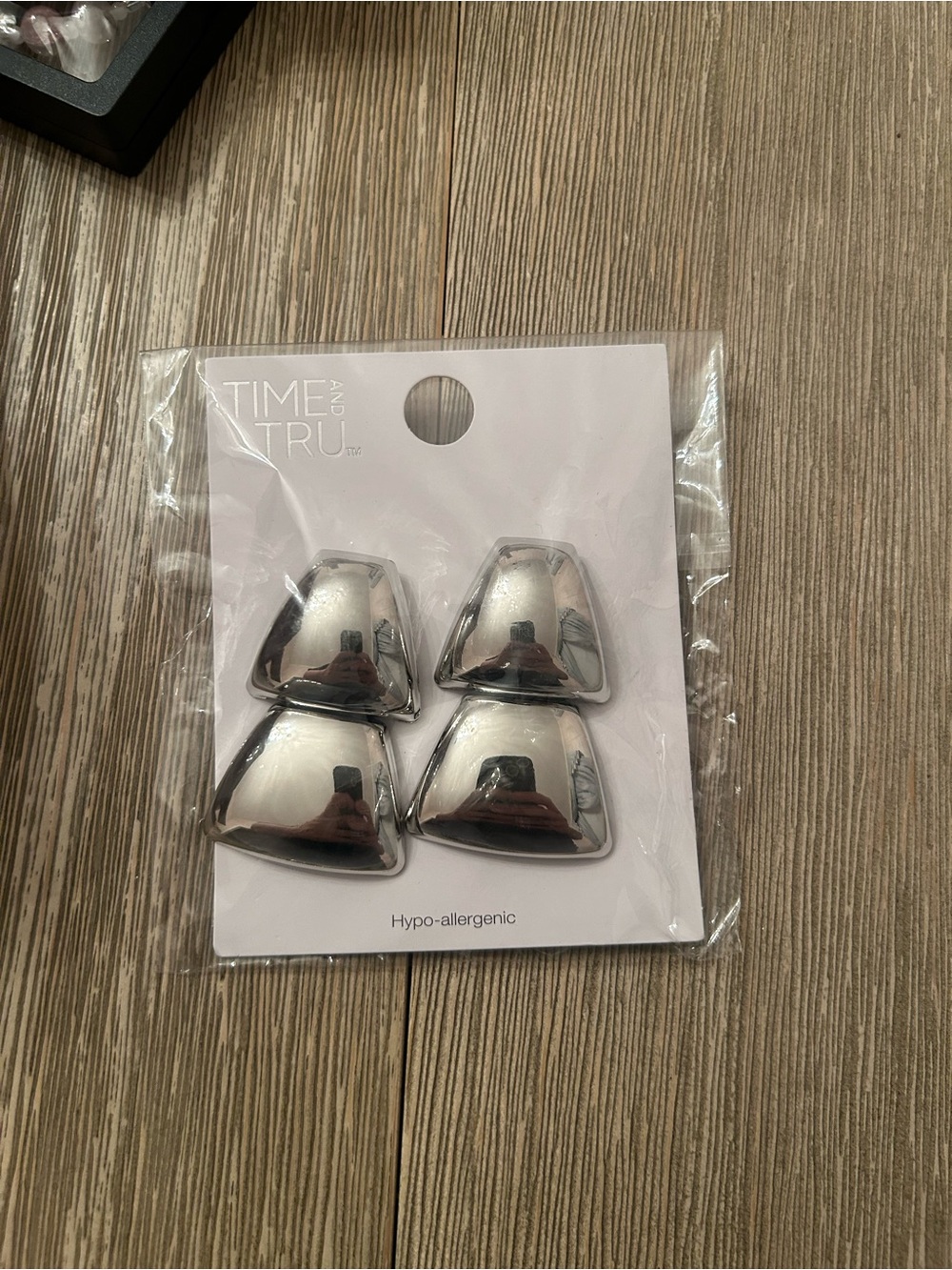 Time and Tru Silver Earrings